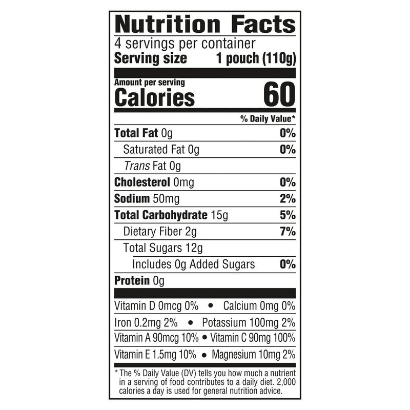 Gogo Squeez Active Blueberry, Strawberry &amp; Lemon Fruit Blend with Electrolytes, 3.9 oz, 4 count