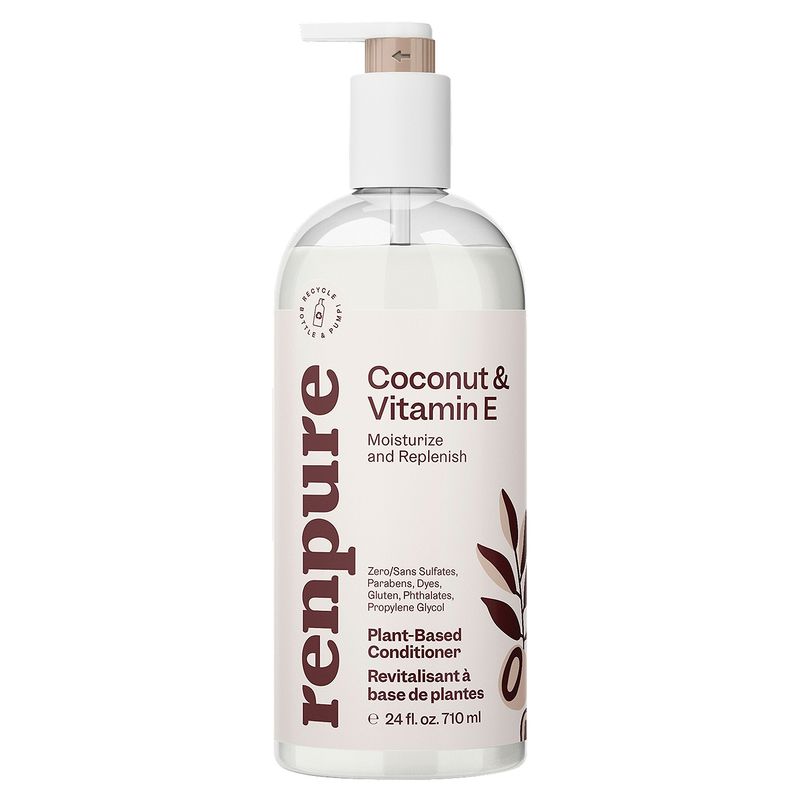 Renpure Coconut &amp; Vitamin E Plant-Based Conditioner, 24 fl oz