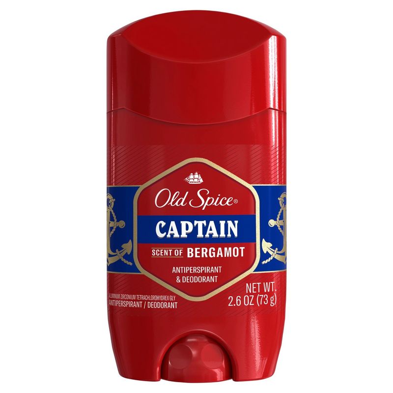 Old Spice Captain Scent of Bergamot Antiperspirant &amp; Deodorant, 2.6 oz