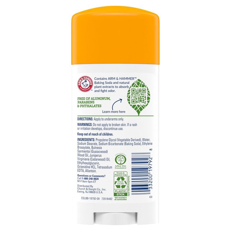 Arm &amp; Hammer Essentials Unscented Deodorant, 2.5 oz