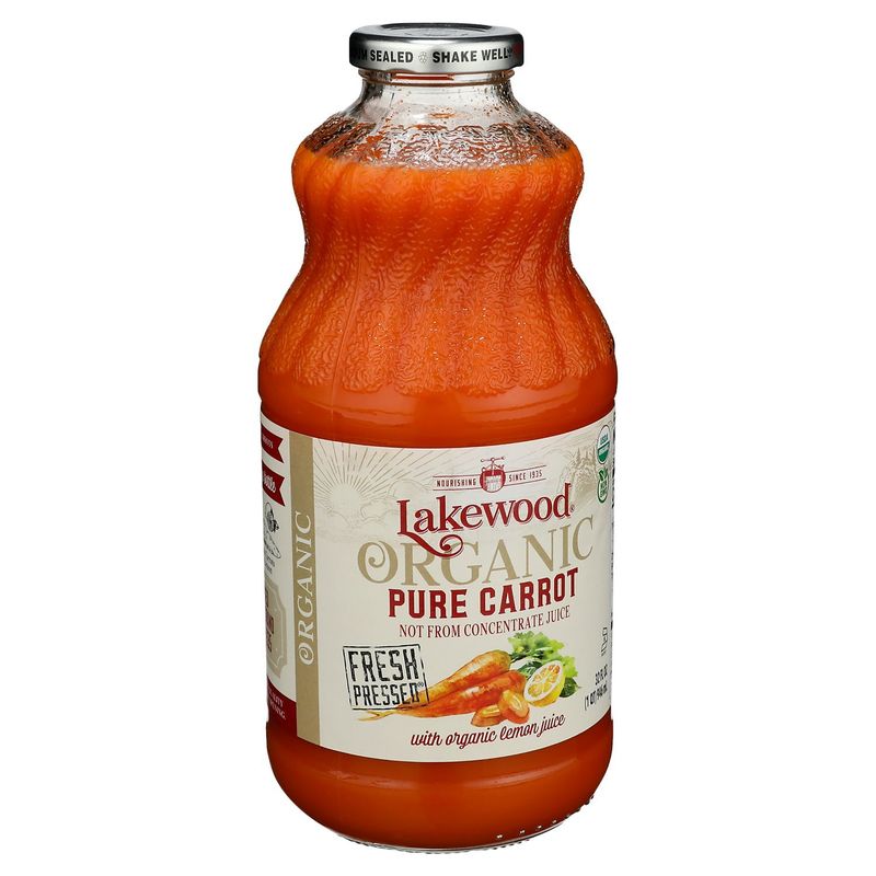 Lakewood Organic Pure Carrot Juice, 32 fl oz