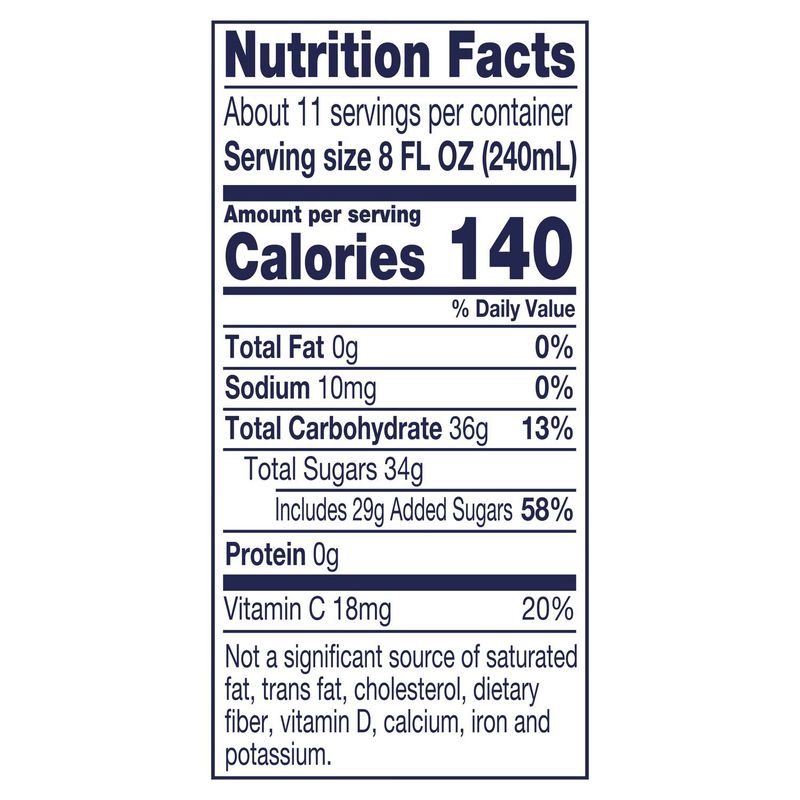 Welch's Passion Fruit Juice Drink, 89 fl oz