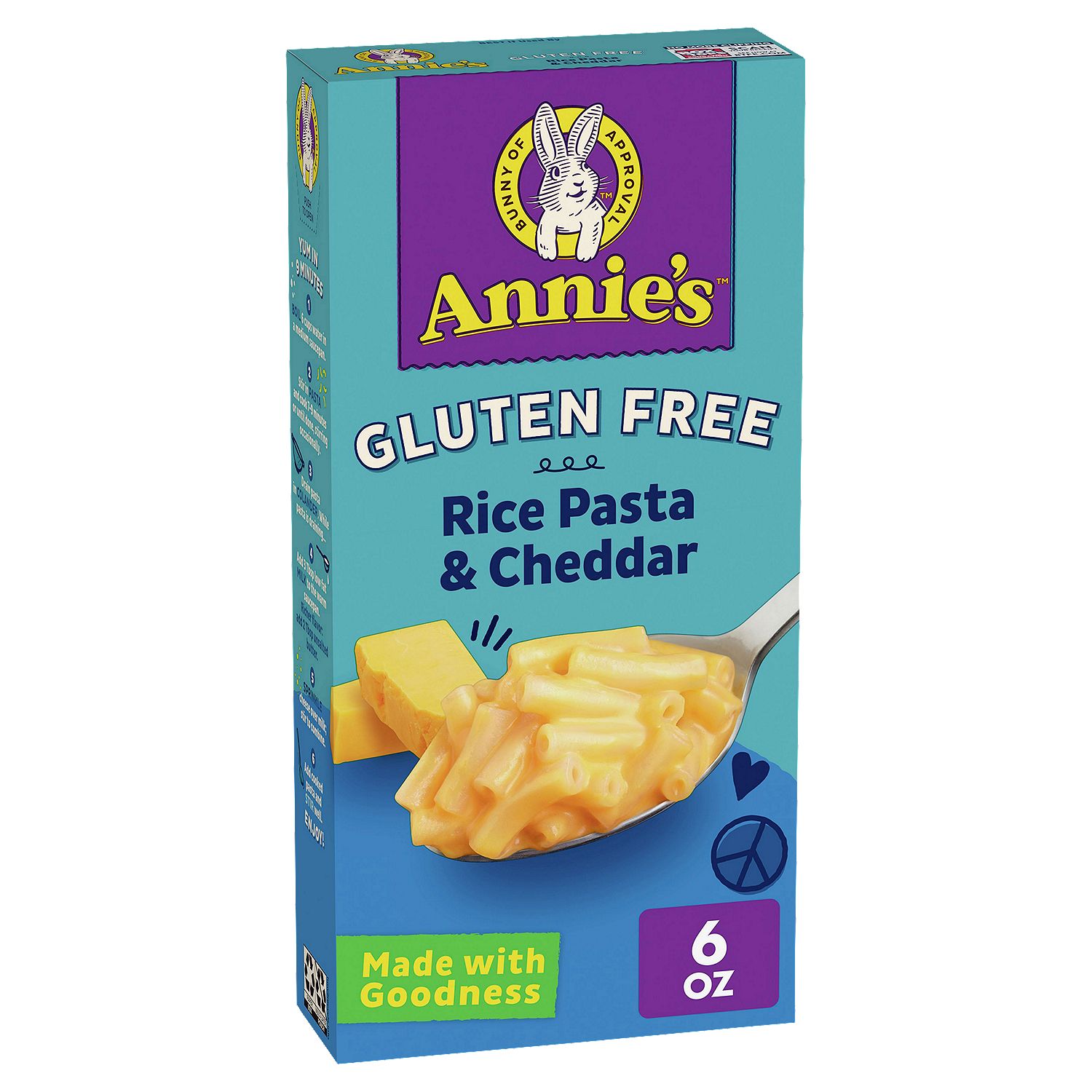 Annie's Gluten Free Rice Pasta &amp; Cheddar, 6 oz