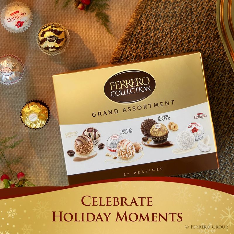 Ferrero Collection Grand Assortment Fine Assorted Confections, 12 count, 4.1 oz