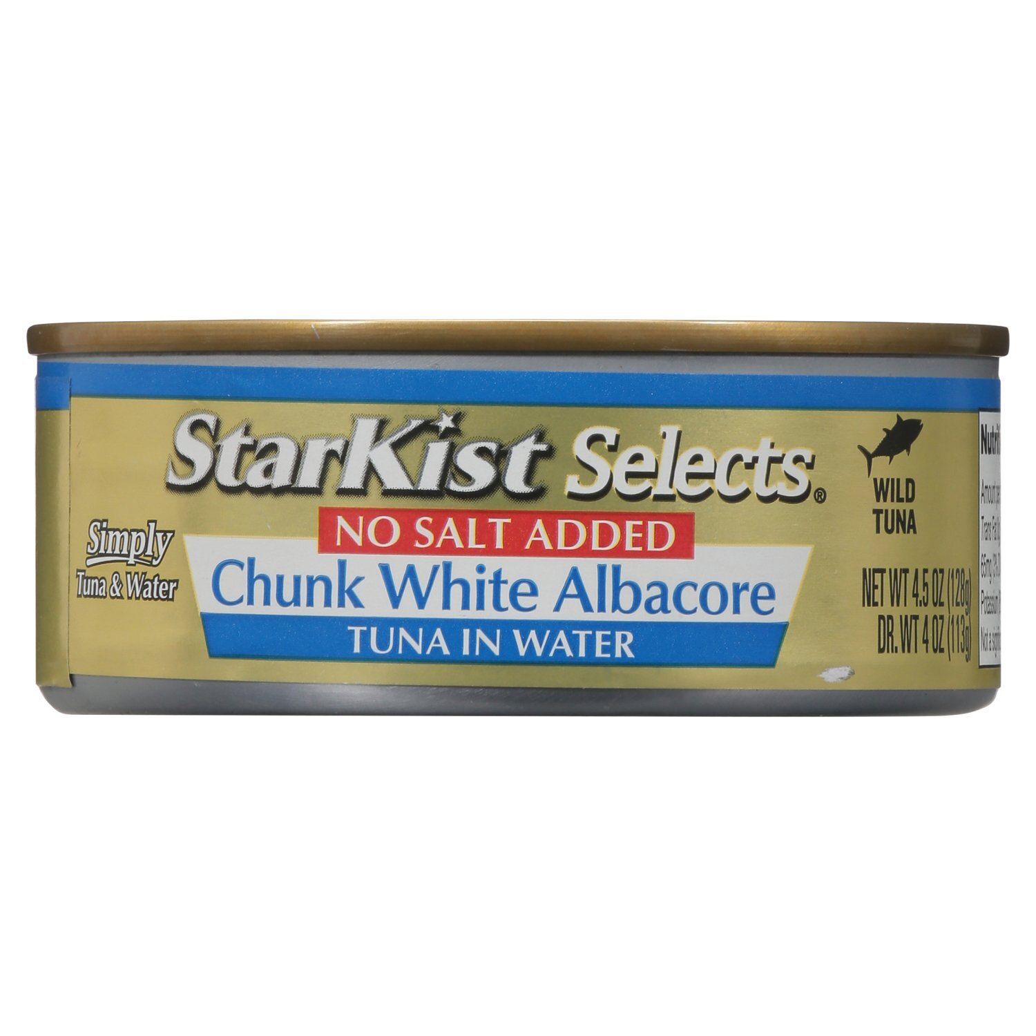 StarKist Selects Chunk White Albacore Tuna in Water, 4.5 oz