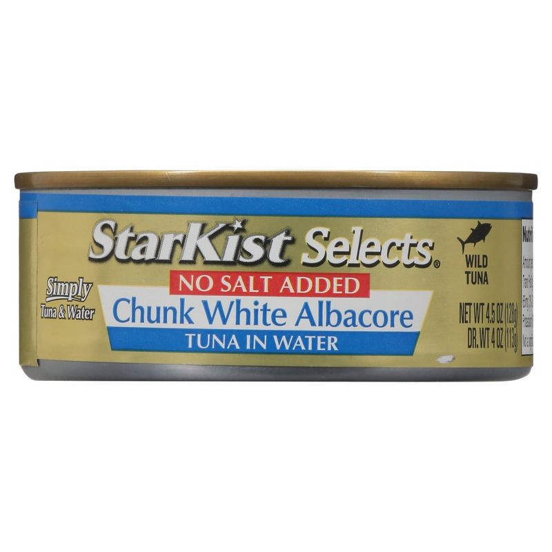 StarKist Selects Chunk White Albacore Tuna in Water, 4.5 oz
