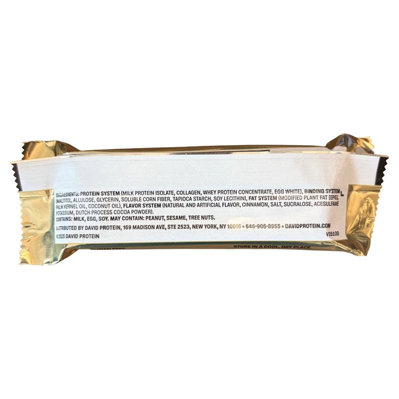 David Chocolate Chip Cookie Dough Flavored Bar, 2.19 oz