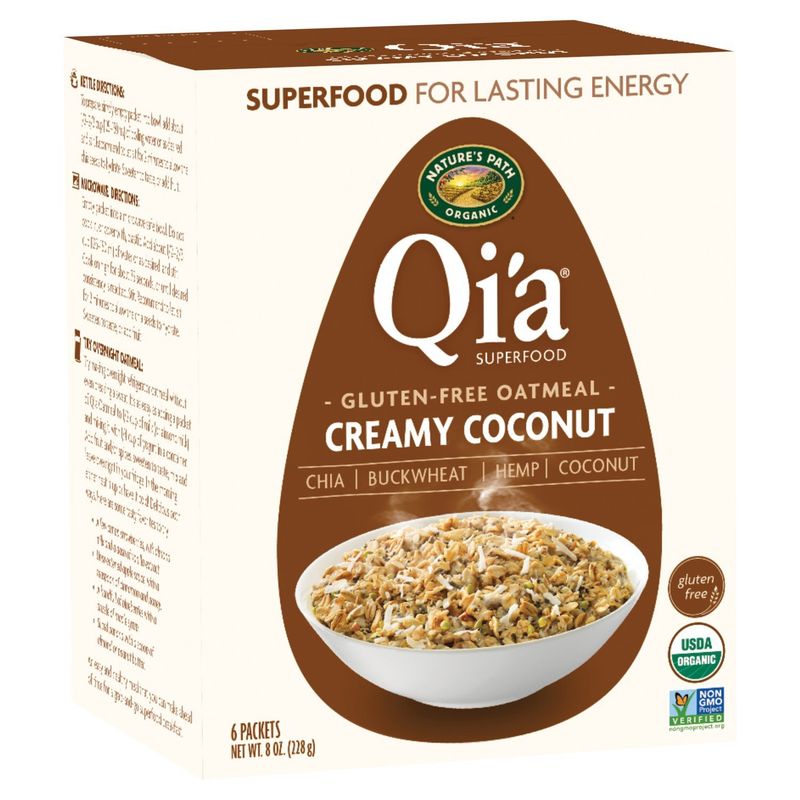 Nature's Path Qi'a Creamy Coconut Oatmeal, 8 oz