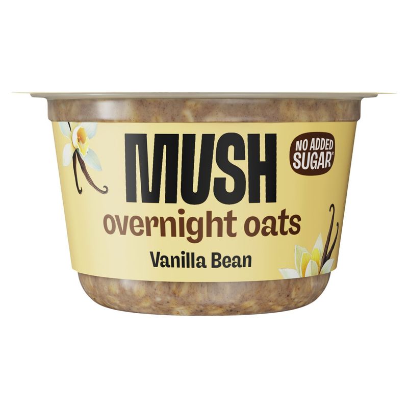 Mush Vanilla Bean Overnight Oats, 5 oz