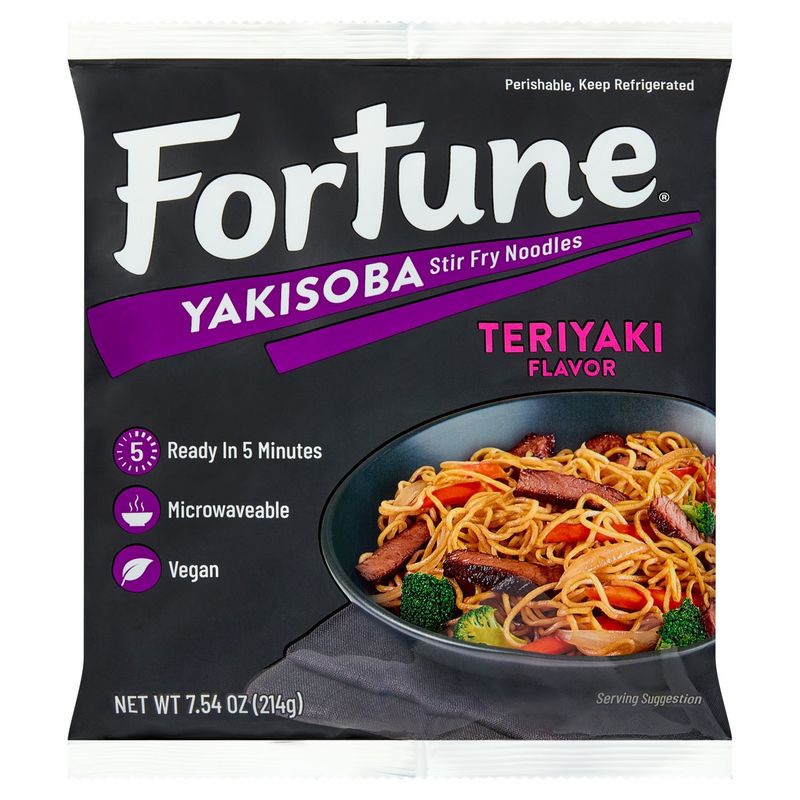 Fortune Teriyaki Flavor Yakisoba Stir Fry Noodle, 7.54 oz
