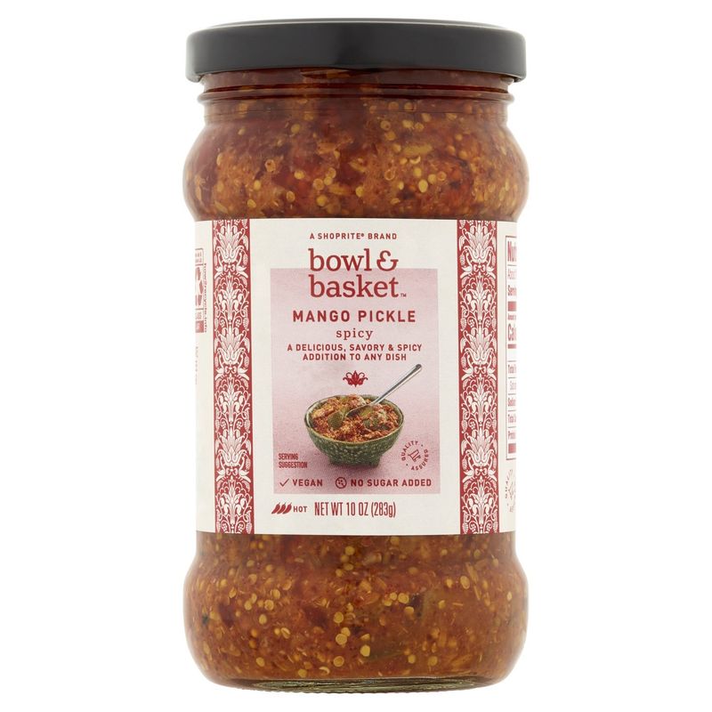 Bowl &amp; Basket Spicy Mango Pickle, 10 oz