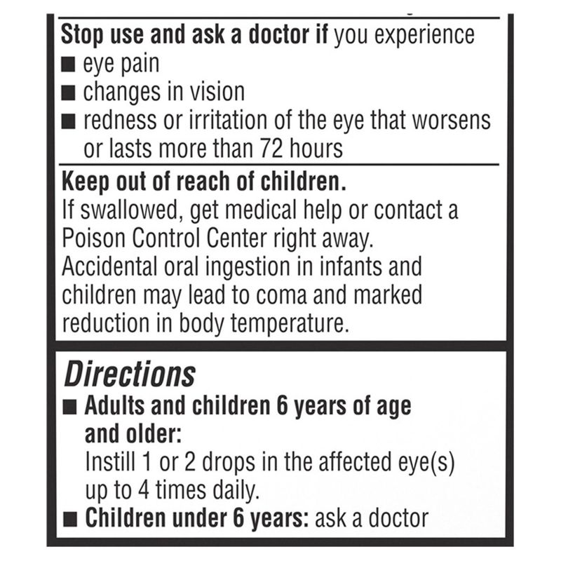 Bausch + Lomb Opcon-A Eye Allergy Relief Eye Drops, 0.5 fl oz