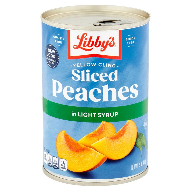 Libby's Yellow Cling Sliced Peaches in Light Syrup, 15 oz