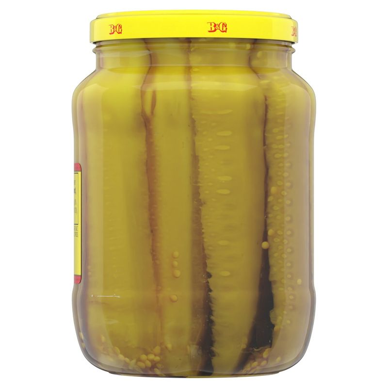 B&amp;G Deluxe Kosher Dill Spears with Whole Spices, 24 fl oz