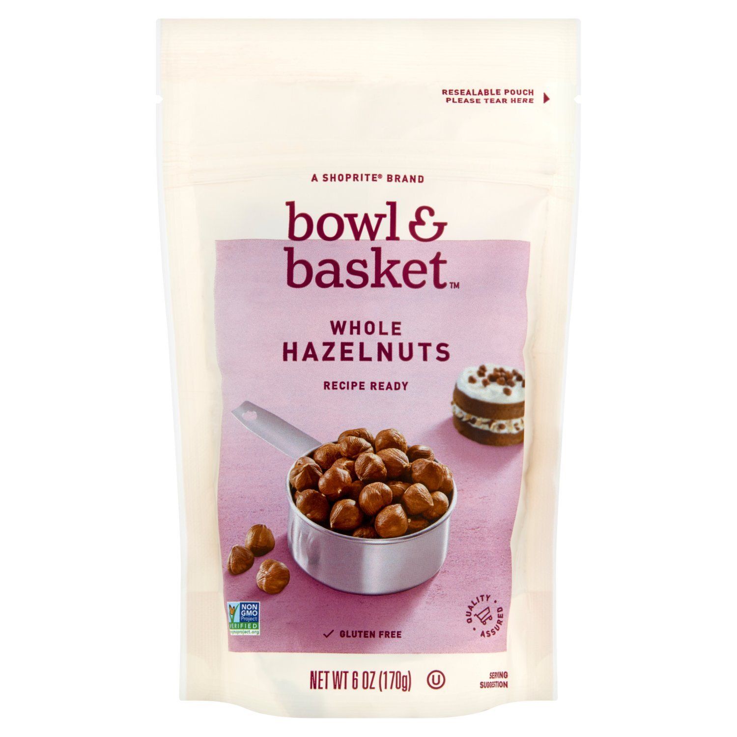 Bowl &amp; Basket Whole Hazelnuts, 6 oz