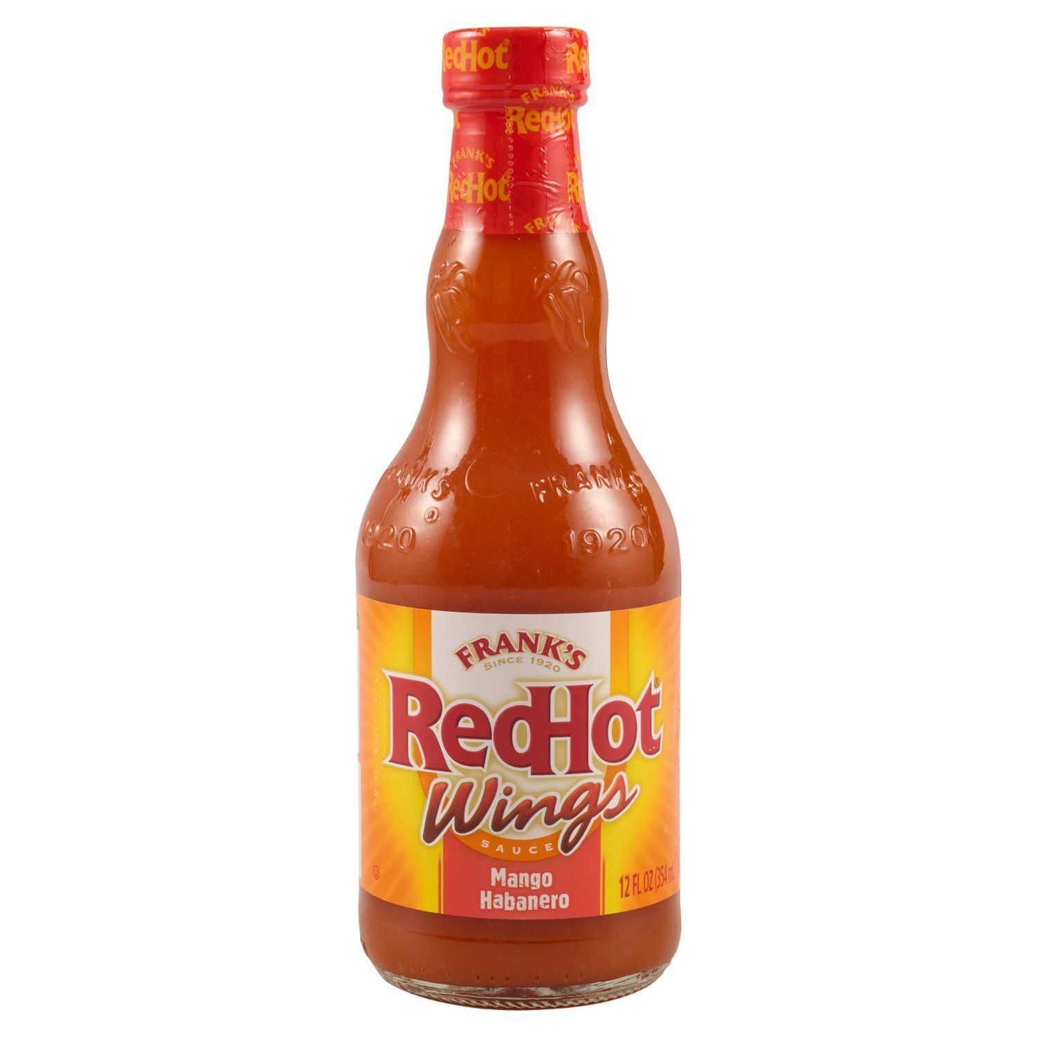 Frank's RedHot Mango Habanero Wings Sauce, 12 fl oz