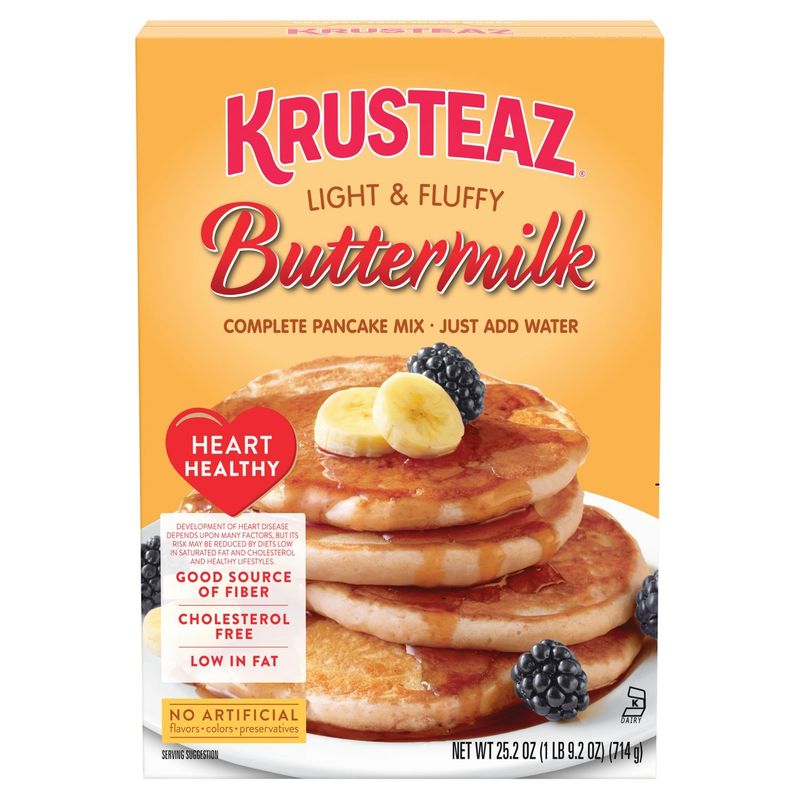 Krusteaz Light &amp; Fluffy Buttermilk Complete Pancake Mix, 25.2 oz