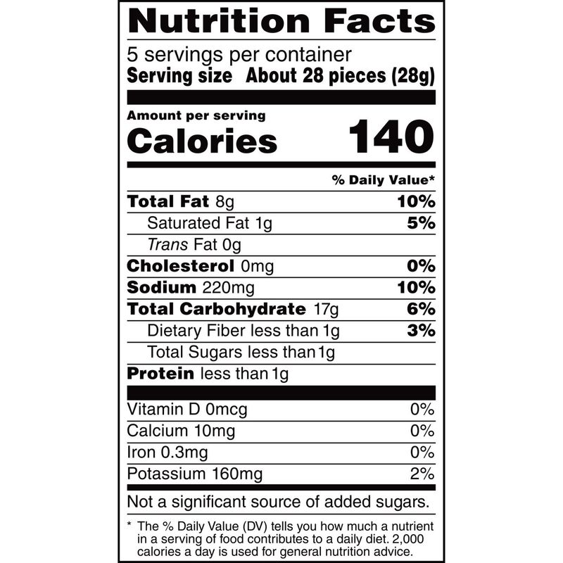 Lay's Poppables Potato Snacks Sea Salt &amp; Vinegar Flavored 5 Oz