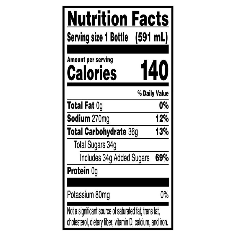Gatorade Fierce Blue Cherry Thirst Quencher, 20 fl oz, 8 count