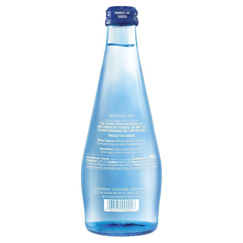 Clearly Canadian Summer Strawberry Sparkling Water Beverage, 11 fl oz