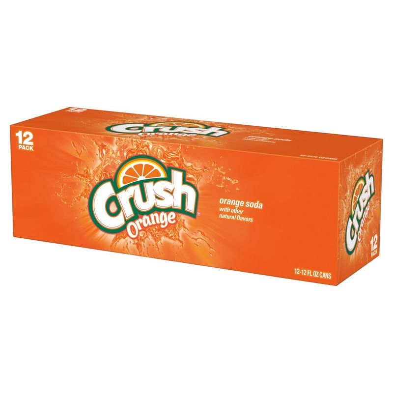 Crush Orange Soda, 12 fl oz, 12 count