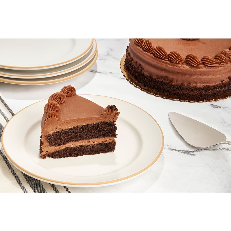 Single Layer Chocolate Cake With Chocolate Icing