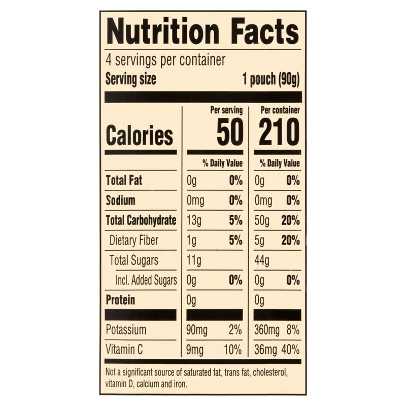 Bowl &amp; Basket Unsweetened Apple Fruit Purée Pouches, 3.2 oz, 4 count