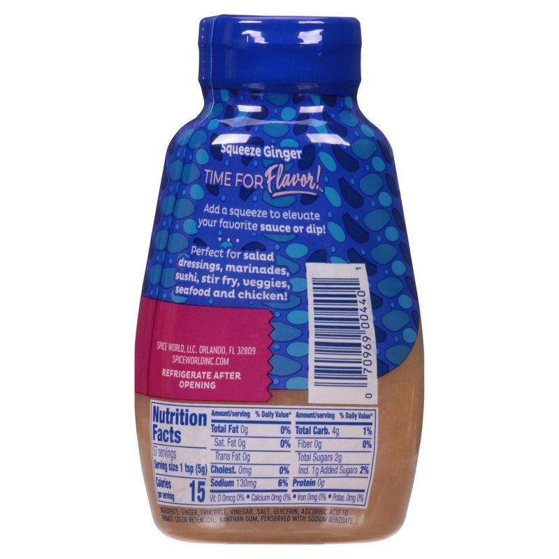 Spice World Minced Ginger, 10 oz