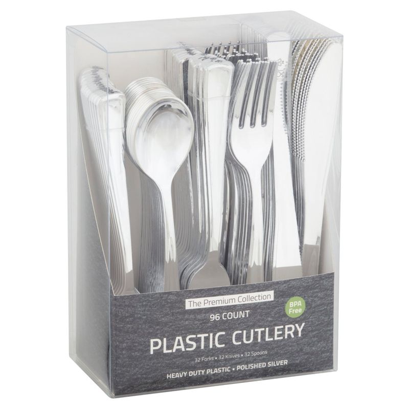 The Premium Collection Plastic Cutlery, 96 count