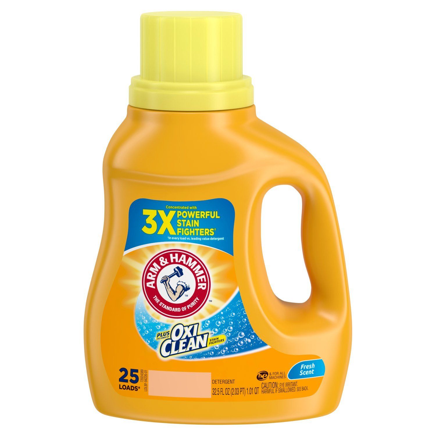 Arm &amp; Hammer Fresh Scent Laundry Detergent, 25 loads, 32.5 fl oz