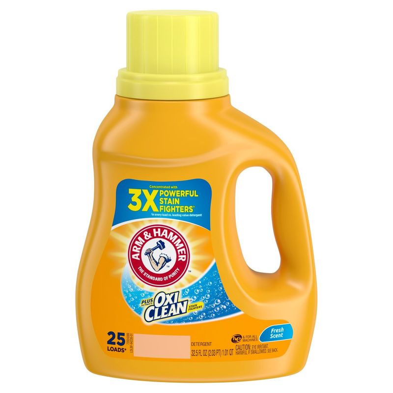 Arm &amp; Hammer Fresh Scent Laundry Detergent, 25 loads, 32.5 fl oz