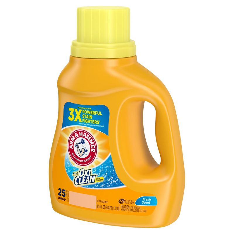 Arm &amp; Hammer Fresh Scent Laundry Detergent, 25 loads, 32.5 fl oz