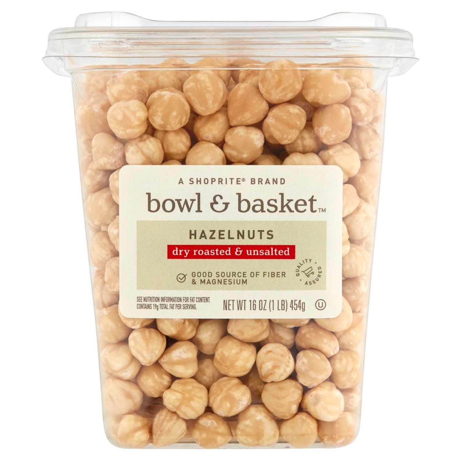 Bowl &amp; Basket Dry Roasted &amp; Unsalted Hazelnuts, 16 oz