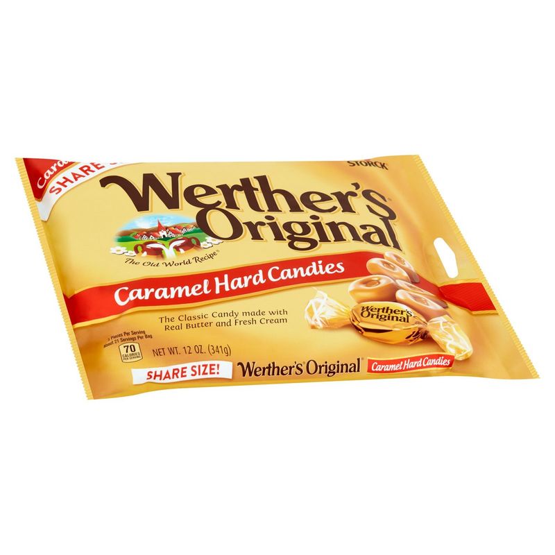 Storck Werther's Original Caramel Hard Candies Share Size, 12 oz