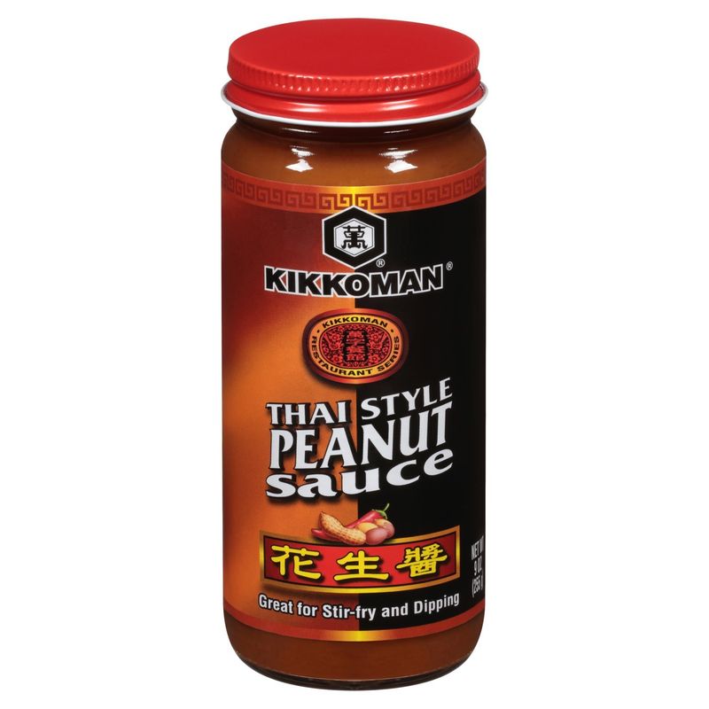 Kikkoman Thai Style Peanut Sauce, 9 oz
