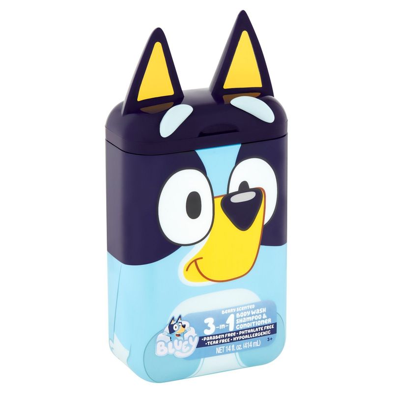 Bluey Berry Scented 3-in-1 Body Wash Shampoo &amp; Conditioner, 14 fl oz