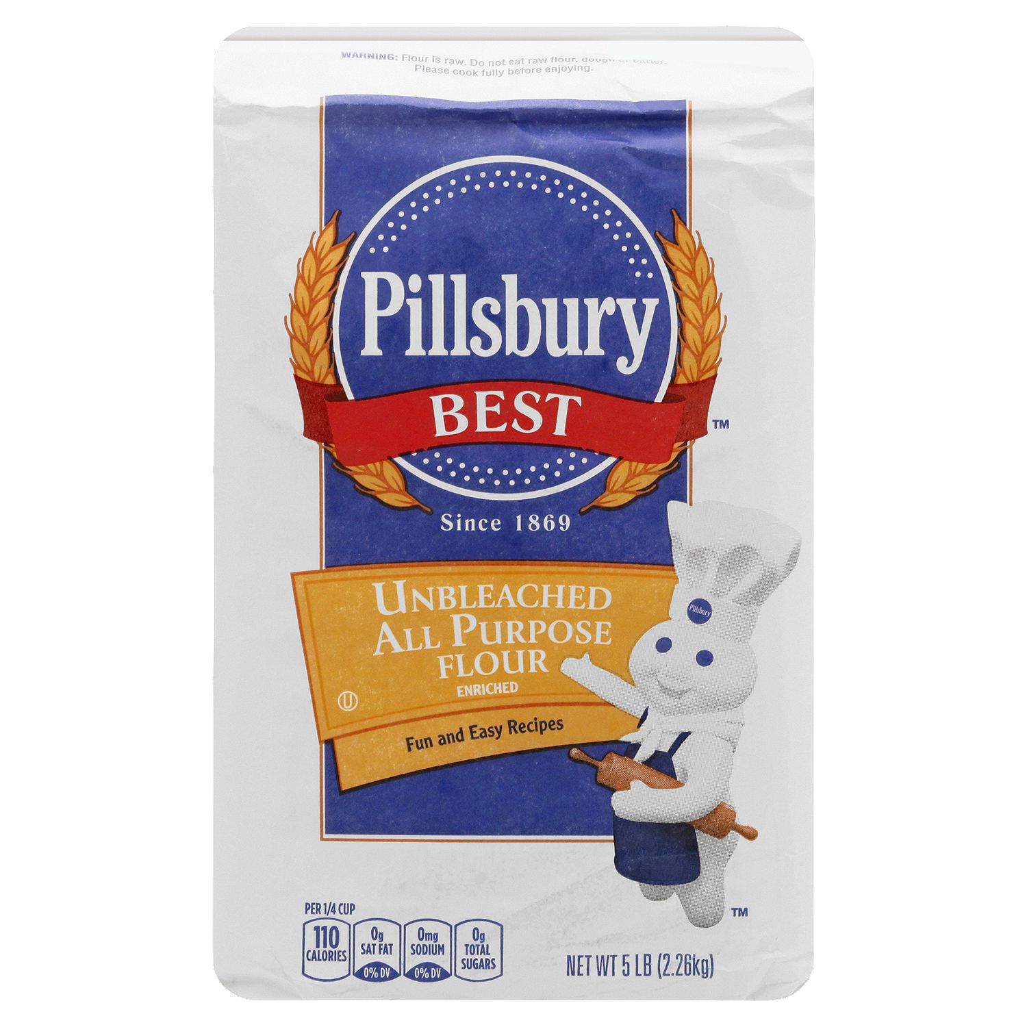 Pillsbury Best Enriched Unbleached All Purpose Flour, 5 lb