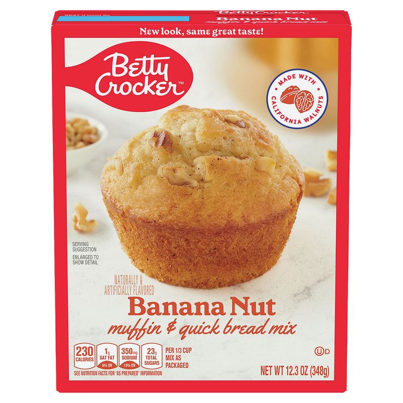 Betty Crocker Banana Nut Muffin &amp; Quick Bread Mix, 12.3 oz