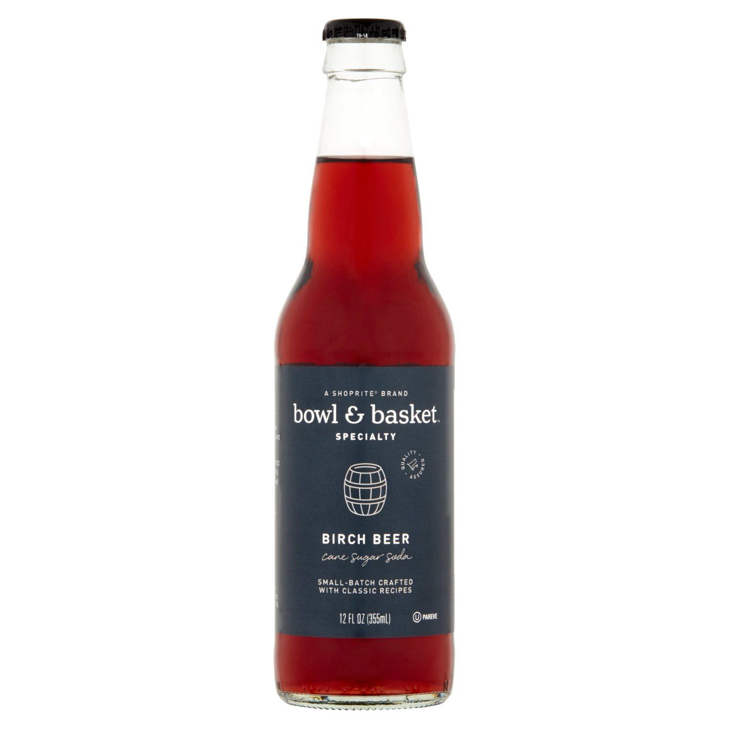 Bowl &amp; Basket Specialty Birch Beer Cane Sugar Soda, 12 fl oz