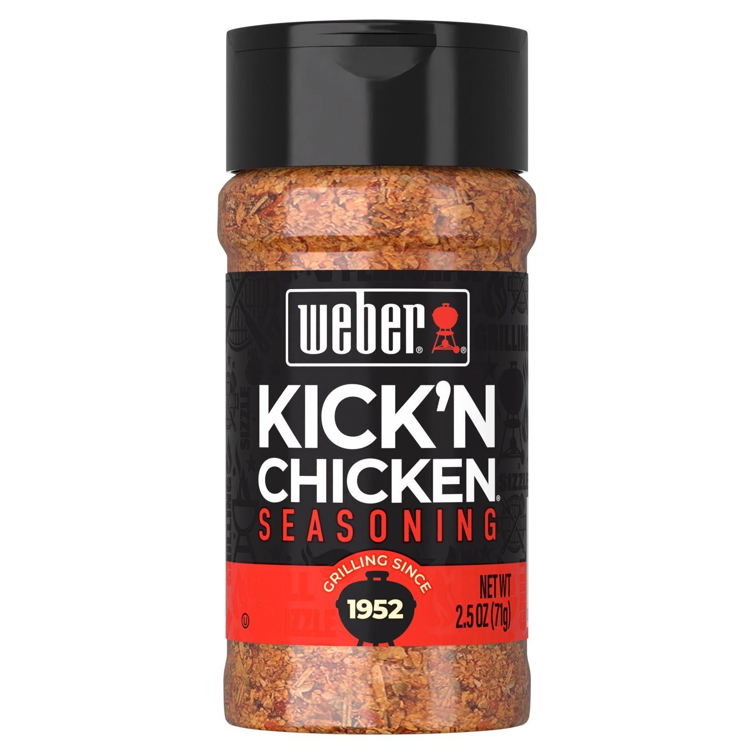 Weber Kick'n Chicken Seasoning, 2.5 oz