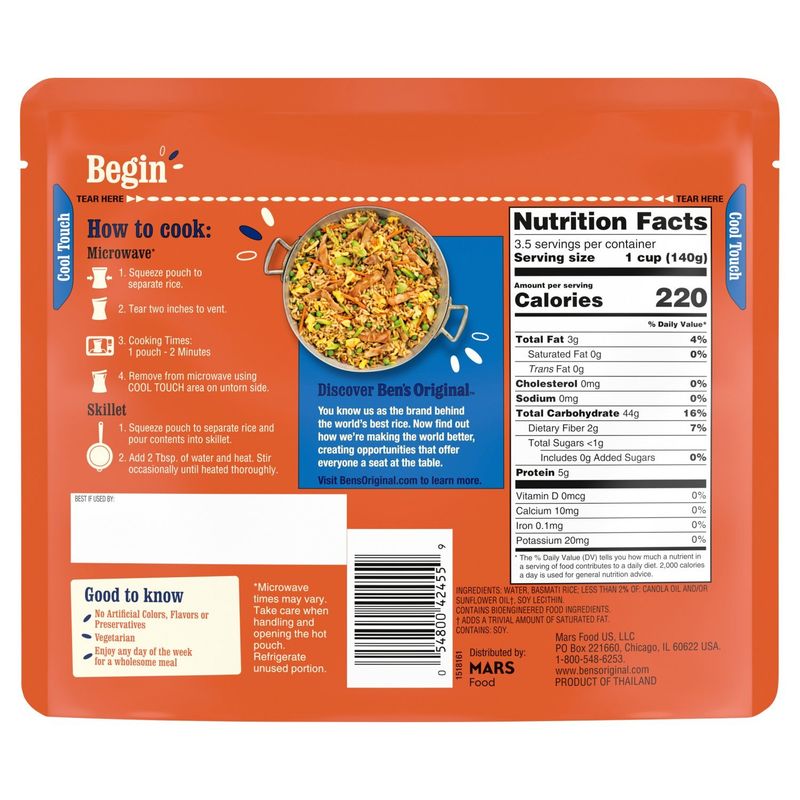 Ben's Original Ready Rice Basmati Rice Family Size, 17.3 oz