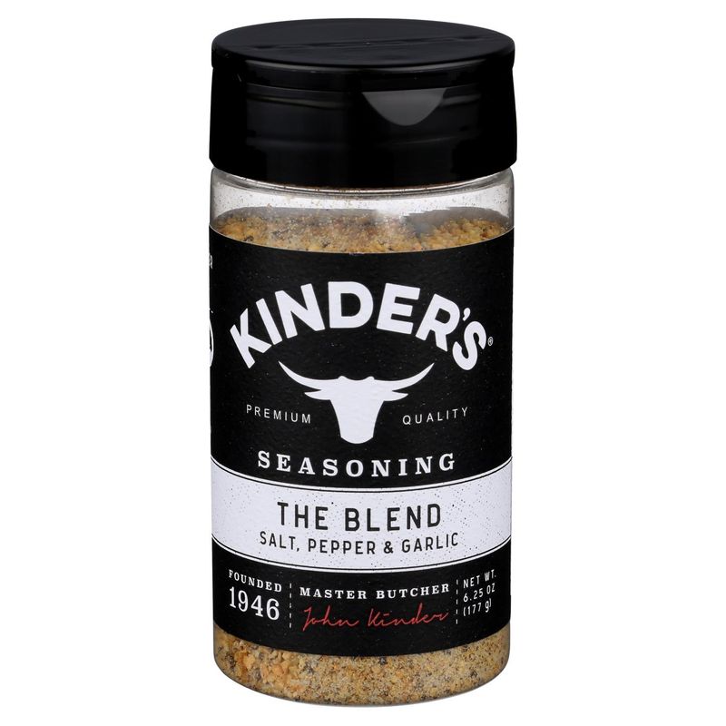 Kinder's The Blend Salt, Pepper &amp; Garlic Seasoning, 6.25 oz
