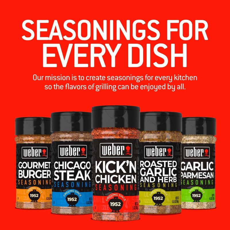 Weber Kick'n Chicken Seasoning, 2.5 oz