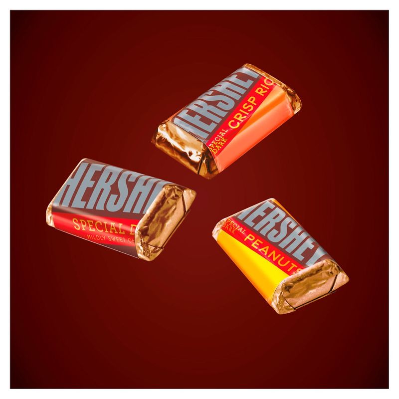 Hershey's Miniatures Special Dark Mildly Sweet Chocolate Assortment Share Pack, 10.1 oz