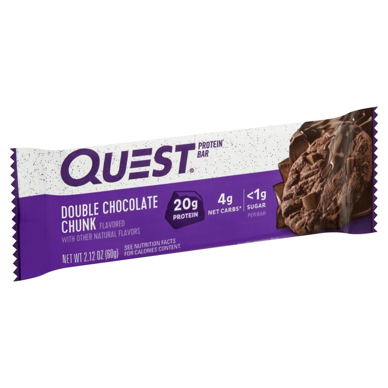 Quest Double Chocolate Chunk Flavored Protein Bar, 2.12 oz