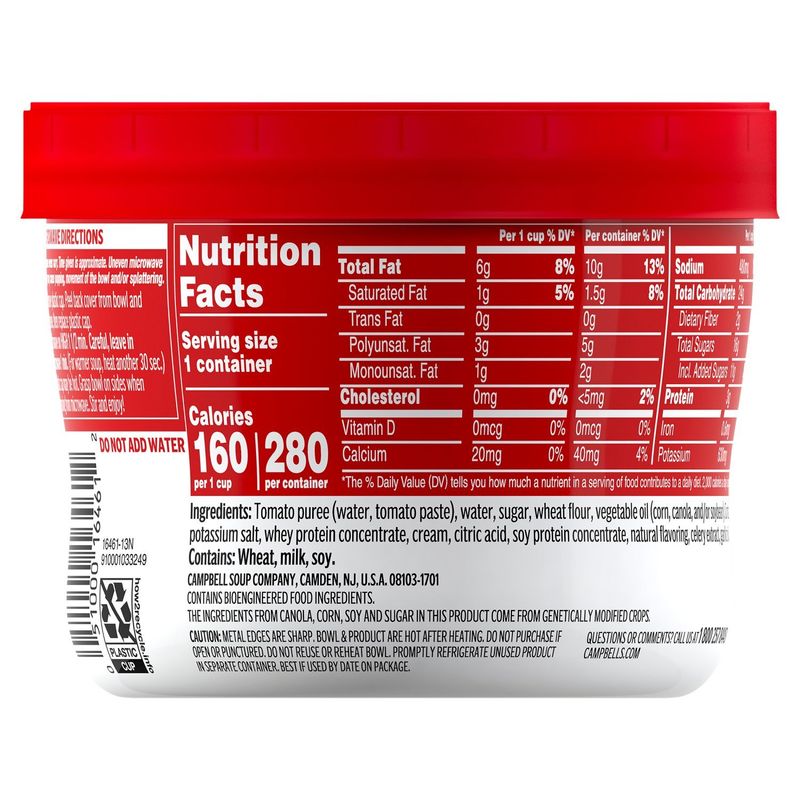 Campbell's Creamy Tomato Soup, 15.4 oz