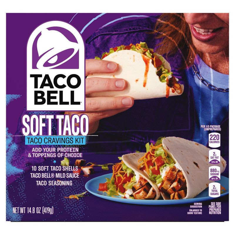Taco Bell Soft Taco Cravings Kit, 14.8 oz