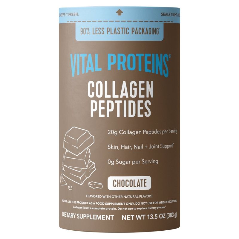 Vital Proteins Chocolate Collagen Peptides Dietary Supplement, 13.5 oz
