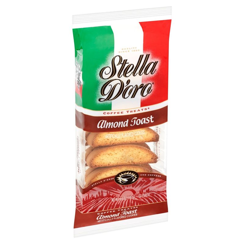 Stella D'oro Coffee Treats Almond Toast Cookies, 6.6 oz