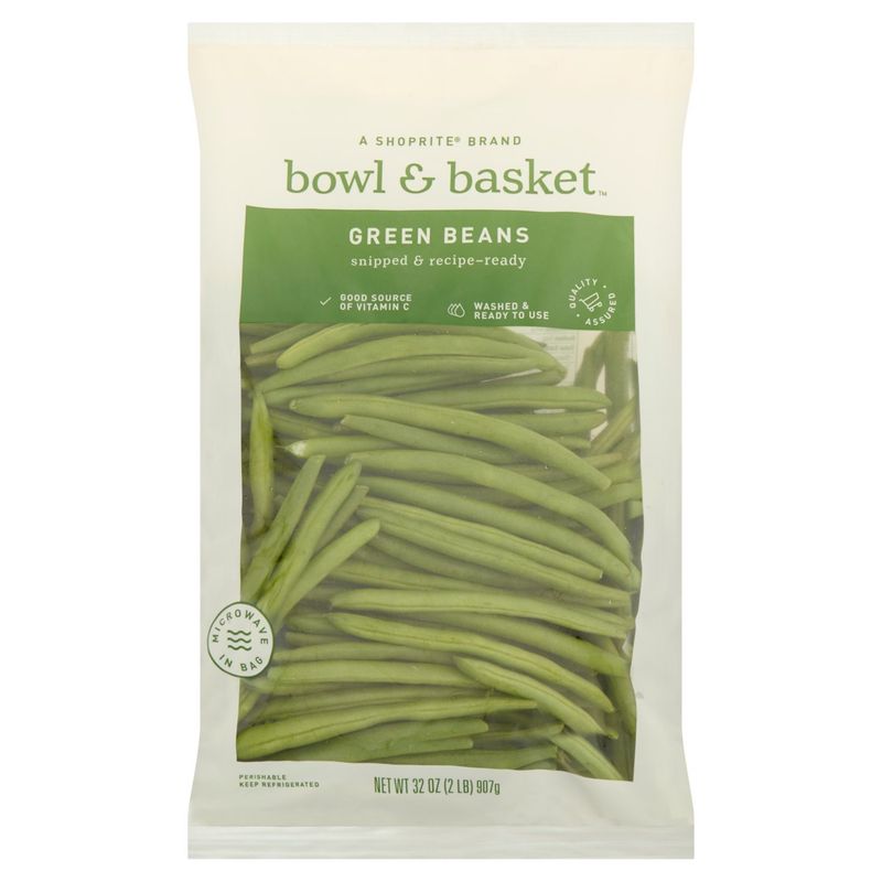 Bowl &amp; Basket Green Beans, 2 lb bag
